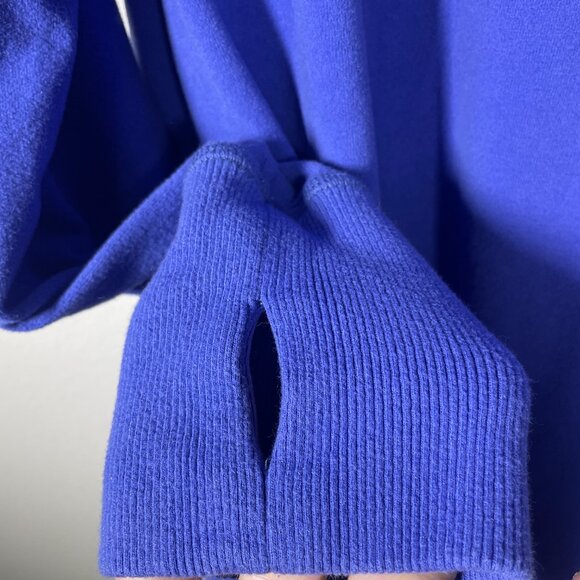 Sweaty Betty London Purple Cowl Neck Hoodie Large Athletic Running Yoga! - Picture 5 of 5